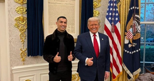 ◆W杯◆300億ドルの経済効果にトランプ大統領驚き 輝くトロフィーも